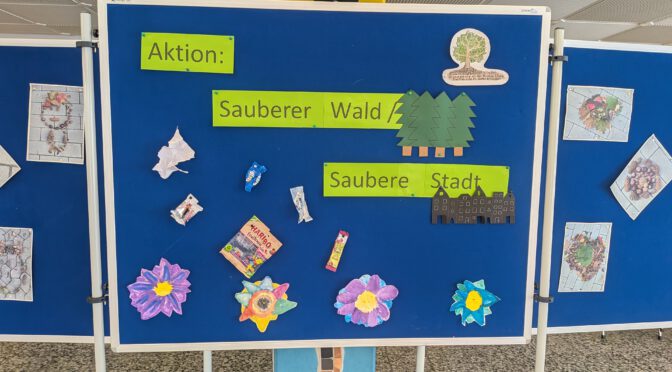 Auftaktveranstaltung zur „Aktion saubere Stadt – sauberer Wald“